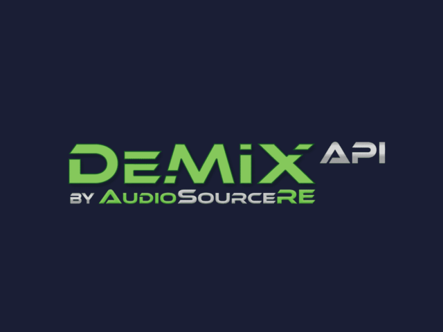 AudioSourceRE izstrelki DeMIX API