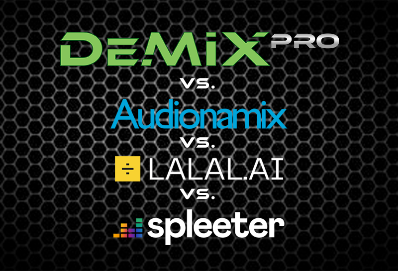 Qui a une meilleure voix? Spleeter, Audionamix, Lalal ou DeMIX Pro