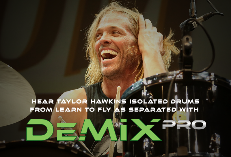 Écoutez la batterie isolée de Taylor Hawkins de Learn To Fly