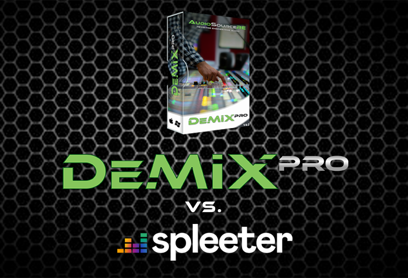 DeMIX Pro 4.0 neu Spleeter? Pa un sy'n swnio'n well?