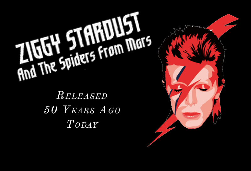 The Rise And Fall Of Ziggy Stardust And The Spiders From Mars was released  50 years